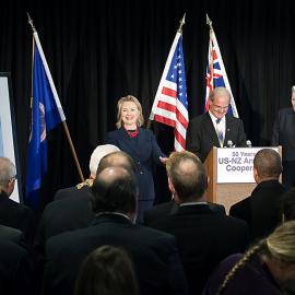 Rob Fenwick and Hillary Clinton state nine