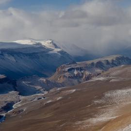 Labyrinth, Dias and Wright Valley from Mount Thor