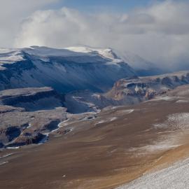 Labyrinth, Dias and Wright Valley from Mount Thor