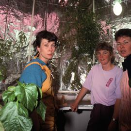 In the Hydroponics Unit