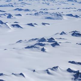 Aerial view of the Trans-Antarctic Mountains