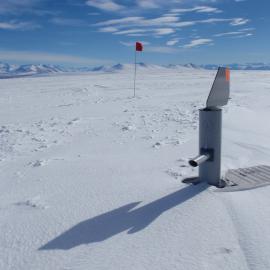 K001D sediment trap on seaice , McMurdo Sound
