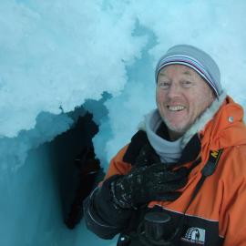 Dave Dobbyn in Ice Cave
