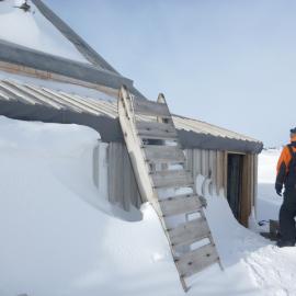 Exterior Terra Nova Hut, Cape Evans