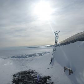 Exterior Terra Nova Hut, Cape Evans