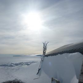 Exterior Terra Nova Hut, Cape Evans