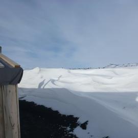 Exterior Terra Nova Hut, Cape Evans