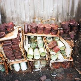 rusting cans at Royds