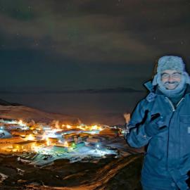 Isaac Above McMurdo station