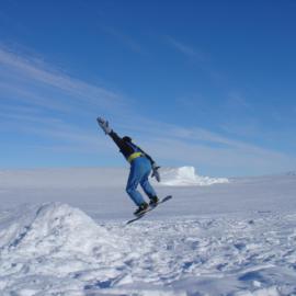 Nat at the Snow Boarding Club Field
