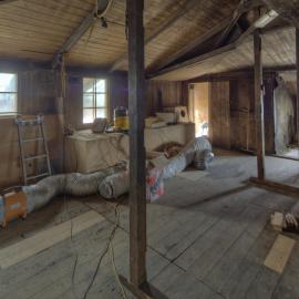 Interior of Discovery Hut