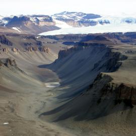 Aerial Don Juan Pond Wright Valley