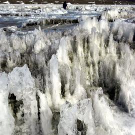 Ice abaltion at Lake Hoare, Taylor Valley