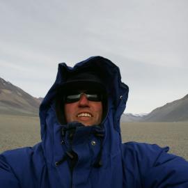 Martin de Ruyter self portrait, Wright Valley