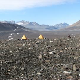 Lake Vashka Camp looking down the Barwick