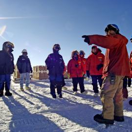 Prime Minister Helen Clark's Trip to the South Pole