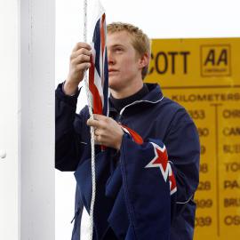 James Blake Raising the Flag