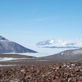 Western location looking at Lake Wellman and Hatherton Glacier