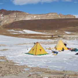 Upper Wright Valley camp 