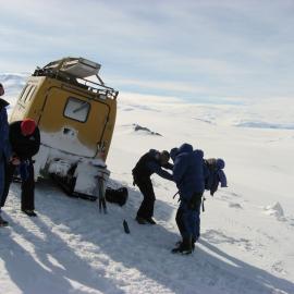 Antarctic Field Training (AFT) up at Castle Rock, Ross Island, Antarctica.
