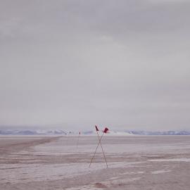 Flags at Cape Evans