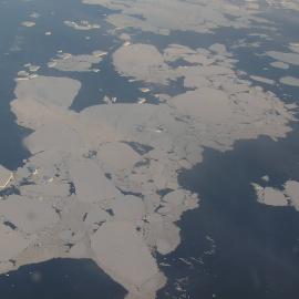 Aerial View of Sea Ice