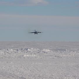 Globemaster Coming in to Land