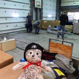 Teddy goes to Antarctica