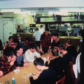 Meal Time in Mess Hut 