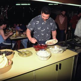 Mess Hut Serving food 