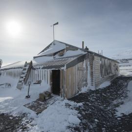 Entrance to Scott's Hut