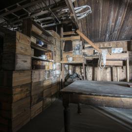 Inside Scott's Hut 3