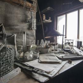 Interior of Scott's Hut