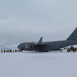 C17 Arrives on Ice 