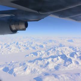 Mountain Range From The Air 