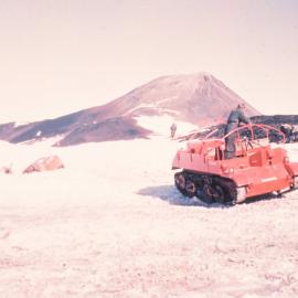 Towing Weasel from crevasse