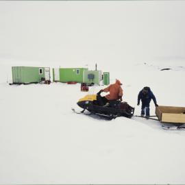 Turtle Rock near Hut Point Peninsula. Seal Team Camp K063
