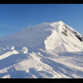 Ice pressure ridges at Hutton Cliffs. Ross Island.