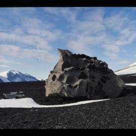 Kukri Hills above Taylor Valley. Ventifact rocks. Dry Valleys. 