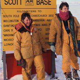 Scott Base Sign