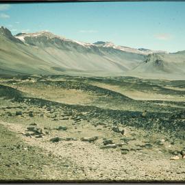 First campsite in Wright Valley 