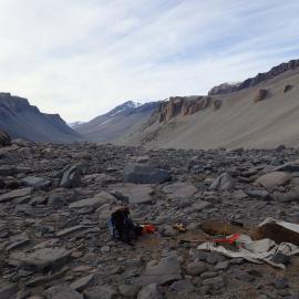 Soil pit, Upper Wright Valley