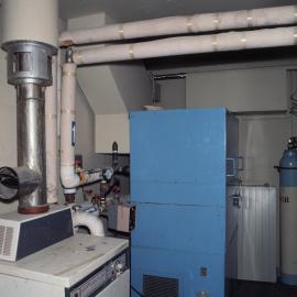 Q Hut air handler and boiler 