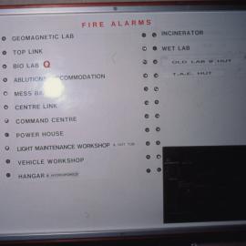 Fire alarm indicator panel