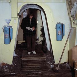 Entrance to mess (A hut)