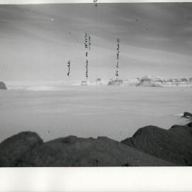 NZ Geological Survey and Antarctic Expedition 1958-59 "Wood Bay Expedition" - Solitary Rocks Resection Station (Highest Point on Solitary Rocks)