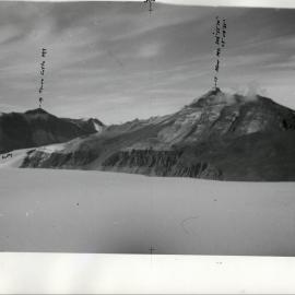 NZ Geological Survey and Antarctic Expedition 1958-59 "Wood Bay Expedition" - Solitary Rocks Resection Station (Highest Point on Solitary Rocks)