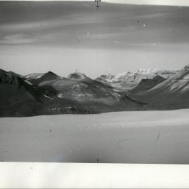 NZ Geological Survey and Antarctic Expedition 1958-59 "Wood Bay Expedition" - Solitary Rocks Resection Station (Highest Point on Solitary Rocks)