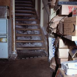 Steps up to Q-hut (Bio-lab & sleeping)