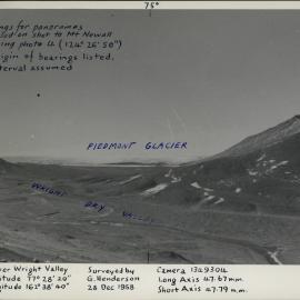 NZ Geological Survey and Antarctic Expedition 1958-59  - Lower Wright Valley